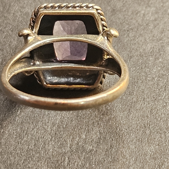 Vintage Ross Simmons 14k Gold And Sterlimg Ring. Size 8.5 - Picture 4 of 4